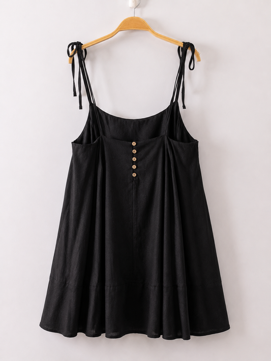 The Everly Tie Shoulder Mini