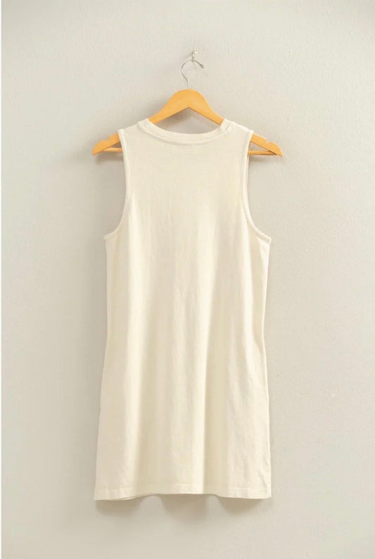 Ivory Ease Tank Dress