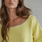 Golden Hour Ribbed Pullover