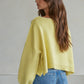 Golden Hour Ribbed Pullover