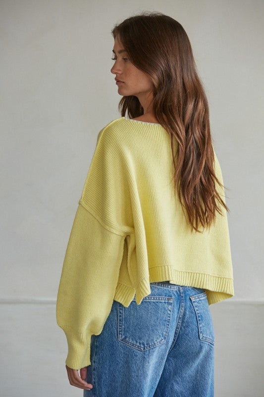 Golden Hour Ribbed Pullover