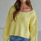 Golden Hour Ribbed Pullover
