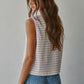 Sweet Lavendar Stripe Top