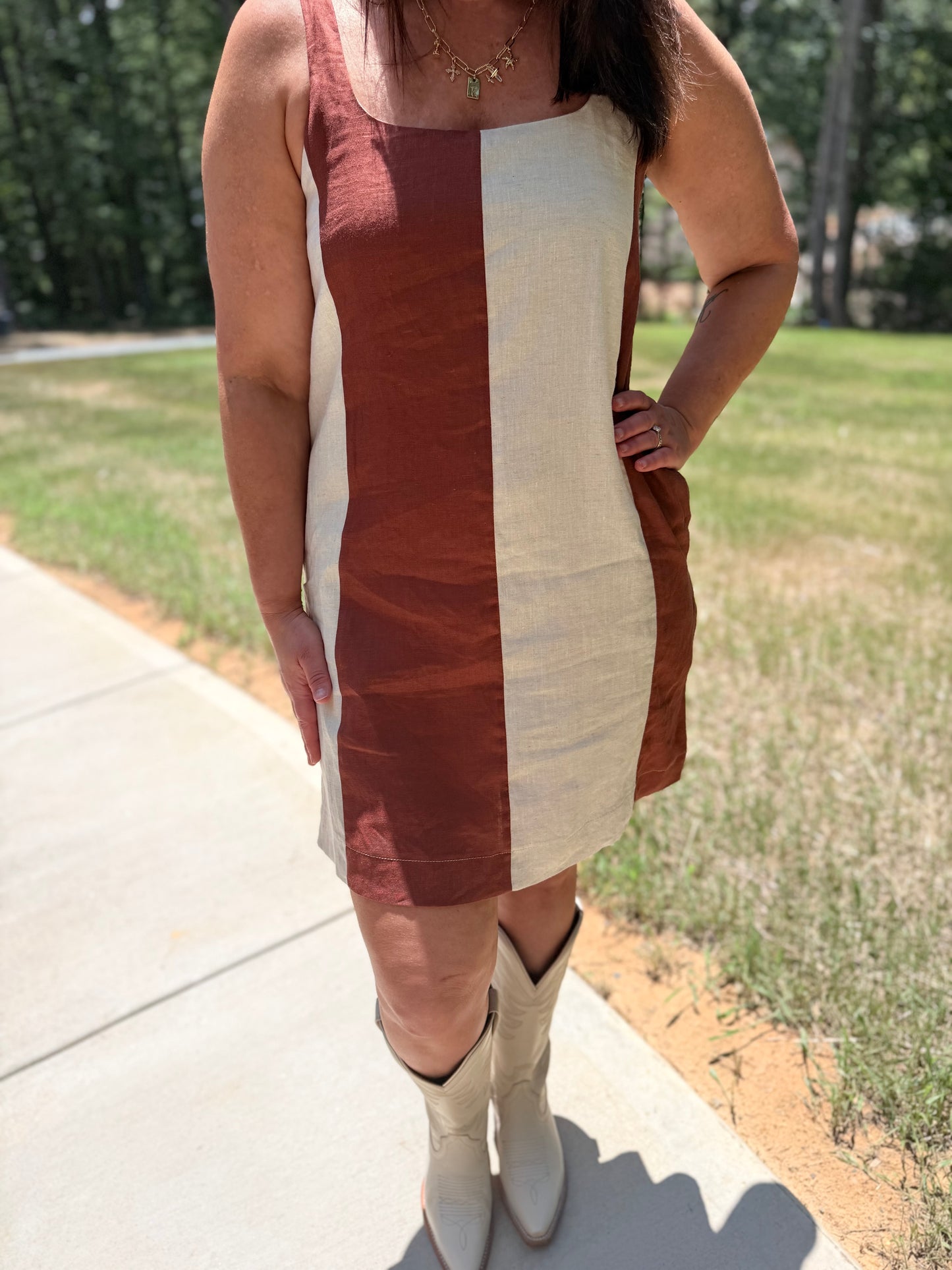 Sienna Coast Linen Dress