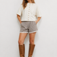 The Sutton Button Top