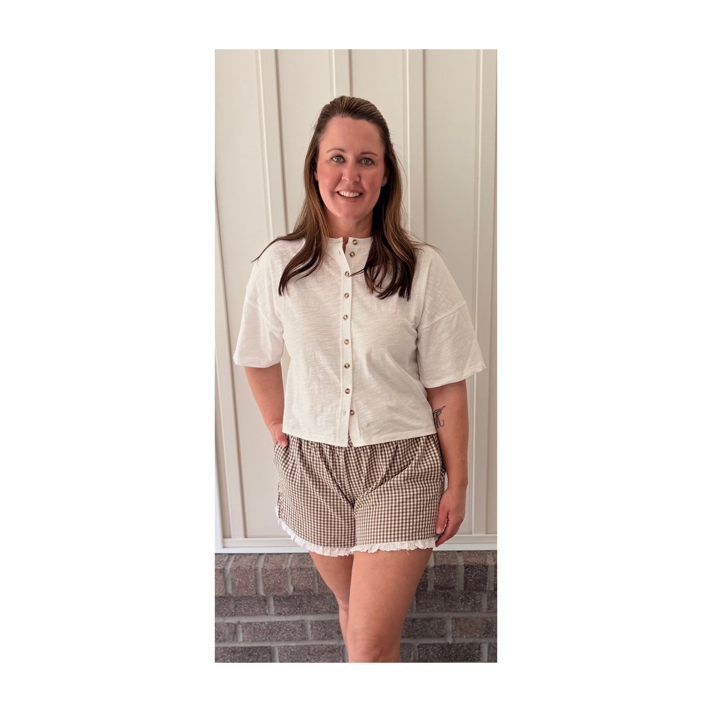 The Sutton Button Top