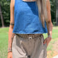 The Harper Button Back Top