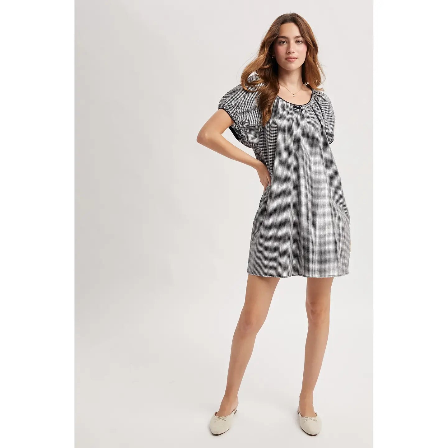The Sunday Stroll Gingham Dress