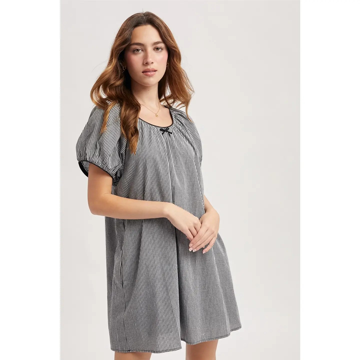 The Sunday Stroll Gingham Dress