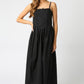 Midnight Bow Midi Dress