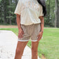 Roxanne Plaid Ruffle Shorts