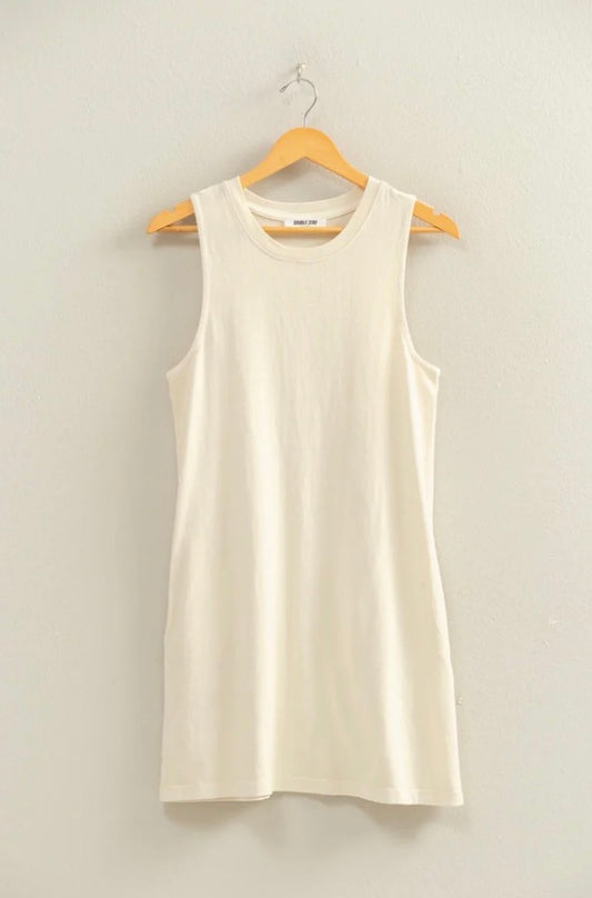 Ivory Ease Tank Dress