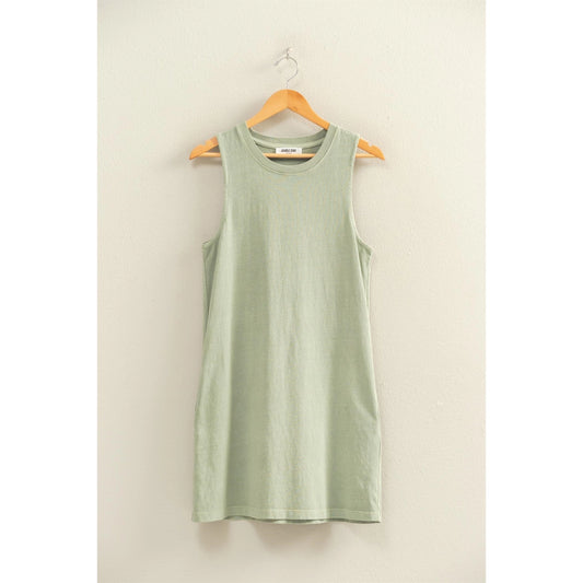 Sage Ease Tank Dress
