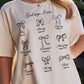"God Says I am" Oversized Graphic Top