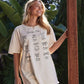 "God Says I am" Oversized Graphic Top