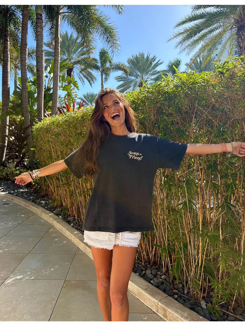 What A Friend We Have In Jesus Charcoal Tee
